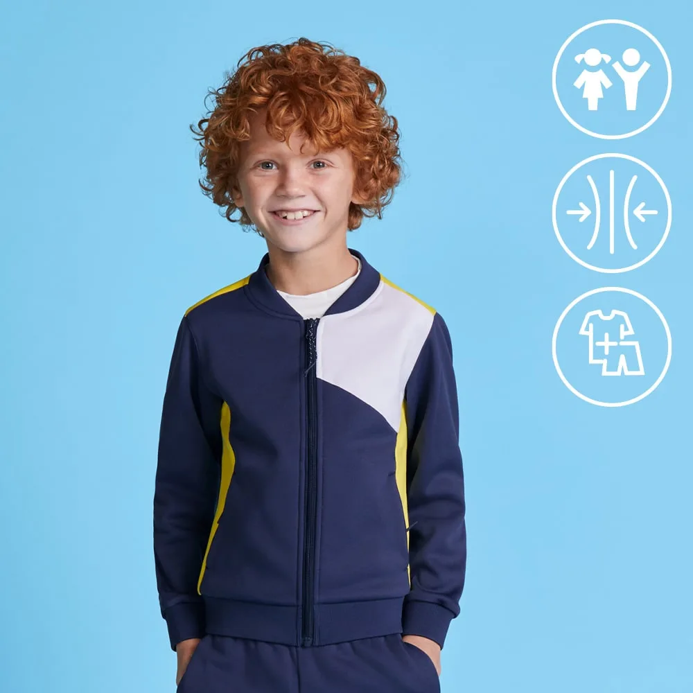 Jachetă sport pentru copii cu fermoar și design original